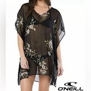 O’Neill Beach Cover Up Black Floral
